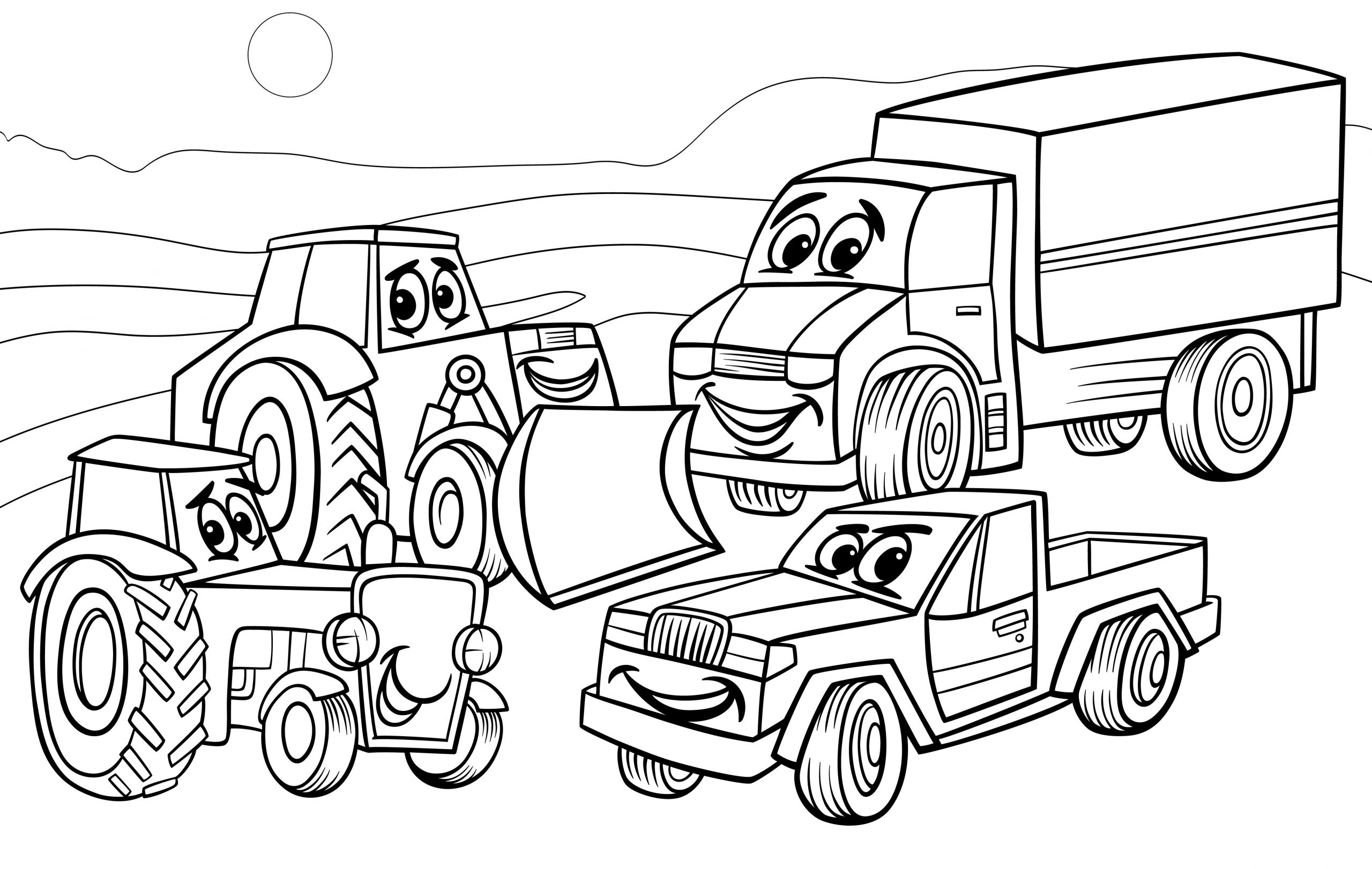Coloring Pages For Boys Trucks
 Summer Activities Coloring Page for Boys Country Home