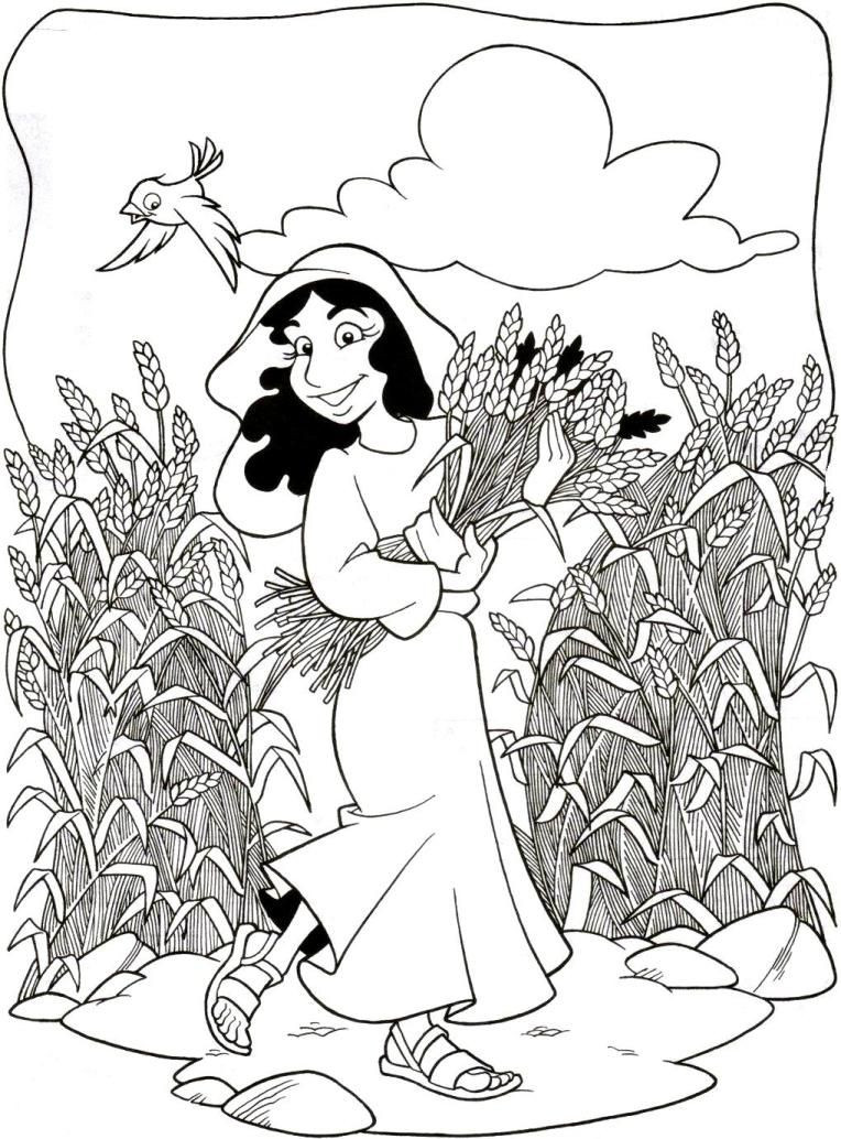 Coloring Pages For Children On The Story Of Ruth And Naomi
 coloring pages for children on the story of ruth and naomi