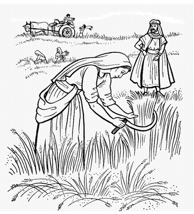 Coloring Pages For Children On The Story Of Ruth And Naomi
 Pin on BIBLE RUTH