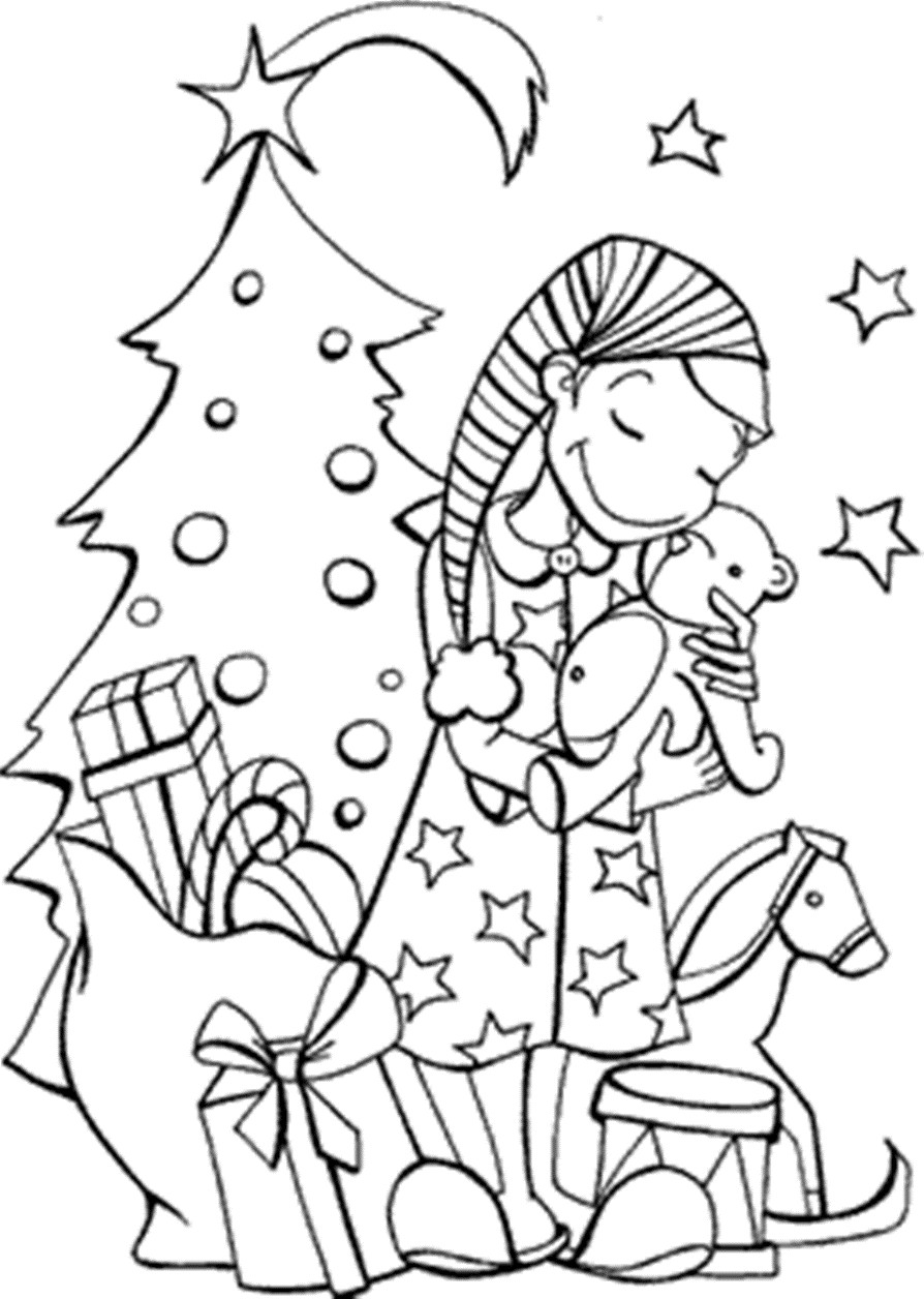 Coloring Pages For Christmas Free Printable
 Free Christmas Coloring Pages To Print