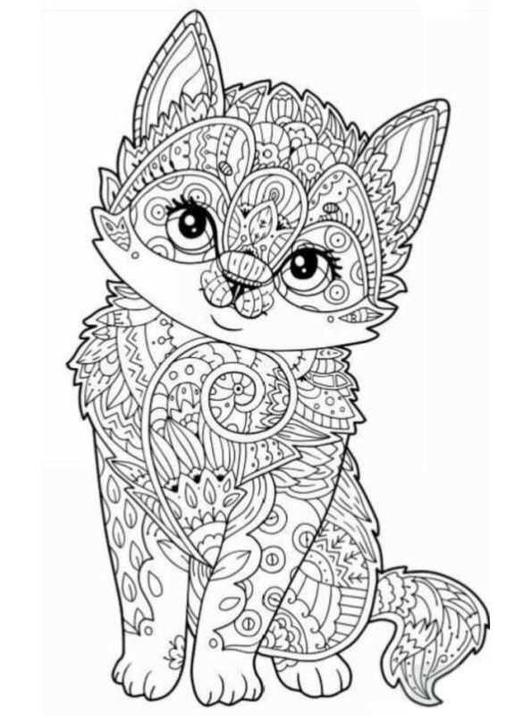 Coloring Pages For Girls Animals
 Pin on DIY