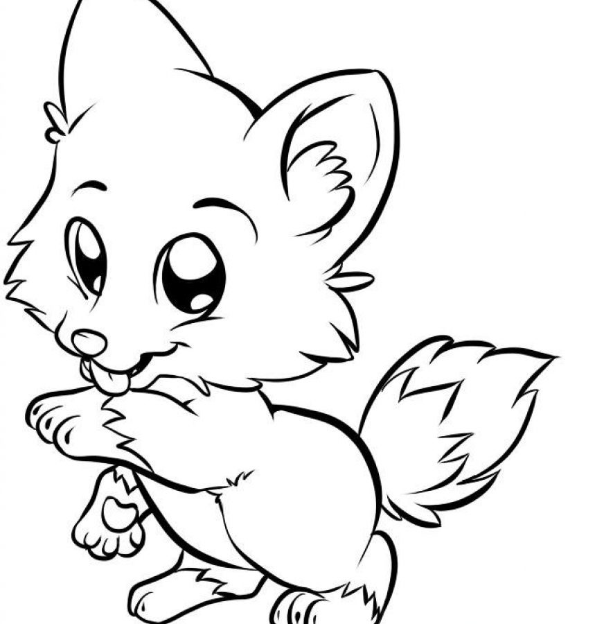 Coloring Pages For Girls Animals
 Cute Watermelon Coloring Pages at GetColorings