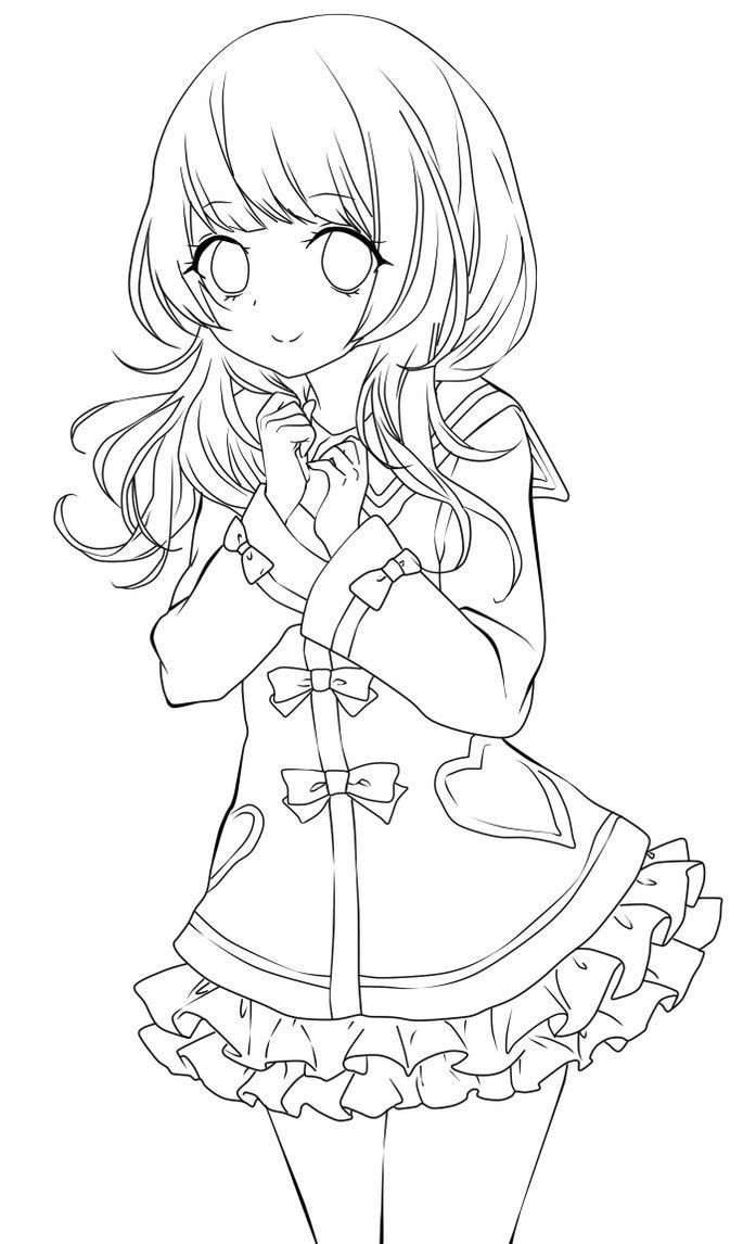 Coloring Pages For Girls Anime
 Ghim trên anime