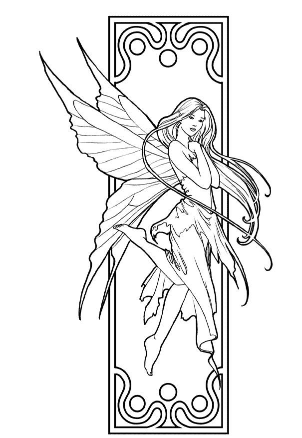 Coloring Pages For Girls Fairies
 945 best images about Art Paper Dolls & Color Sheets on