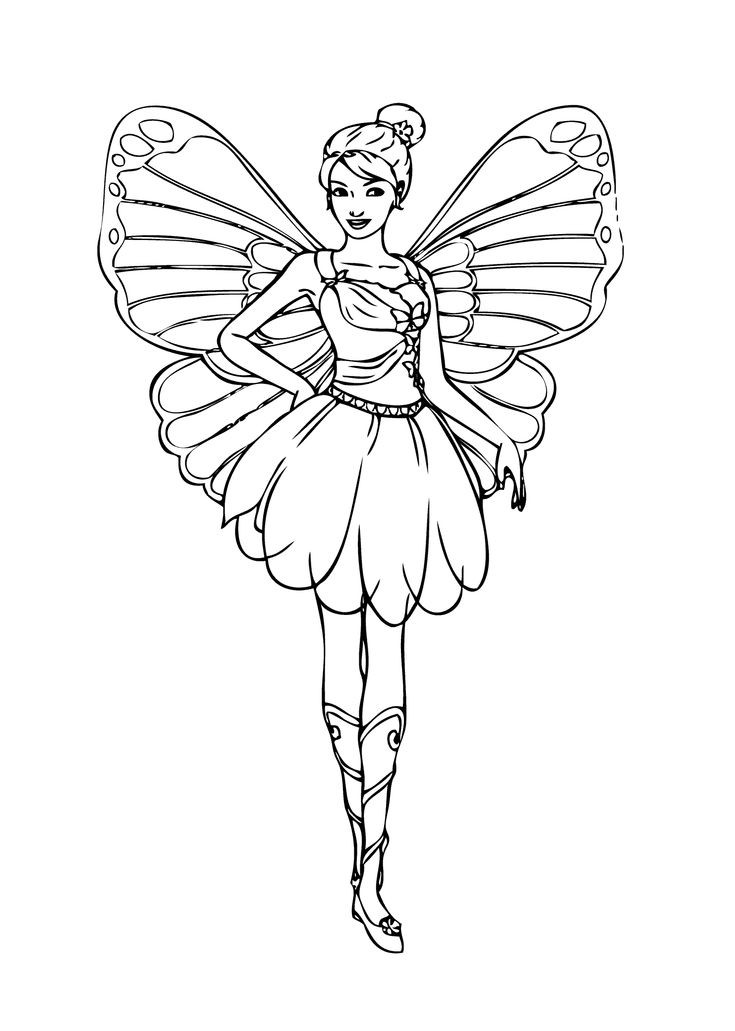 Coloring Pages For Girls Fairies
 305 best images about Coloring pages for girls on