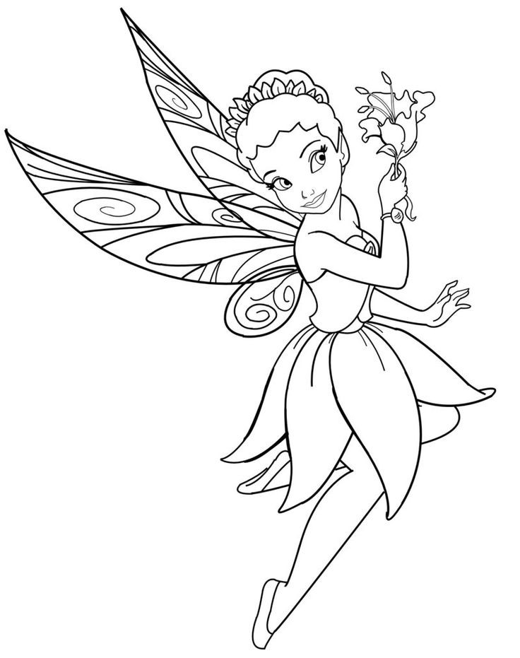 Coloring Pages For Girls Fairies
 The 25 best Coloring pages for girls ideas on Pinterest