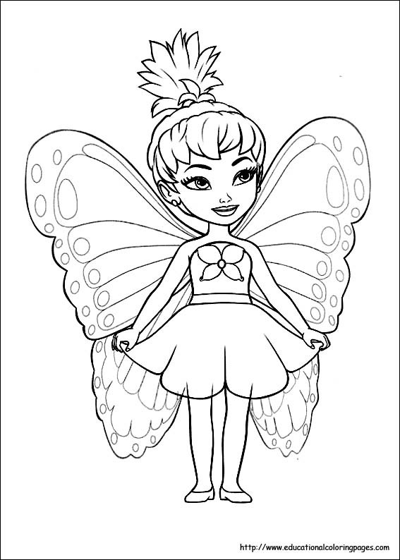 Coloring Pages For Girls Fairies
 Fairies Coloring Pages free For Kids