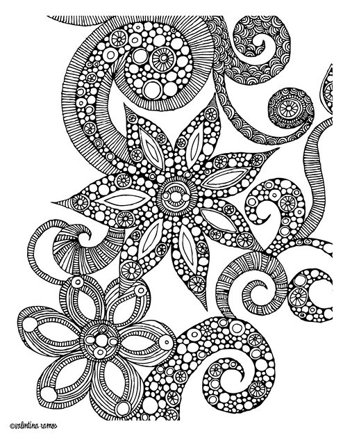 Coloring Pages For Girls Flowers
 Feeling Inspired Original and Inspirational Art by