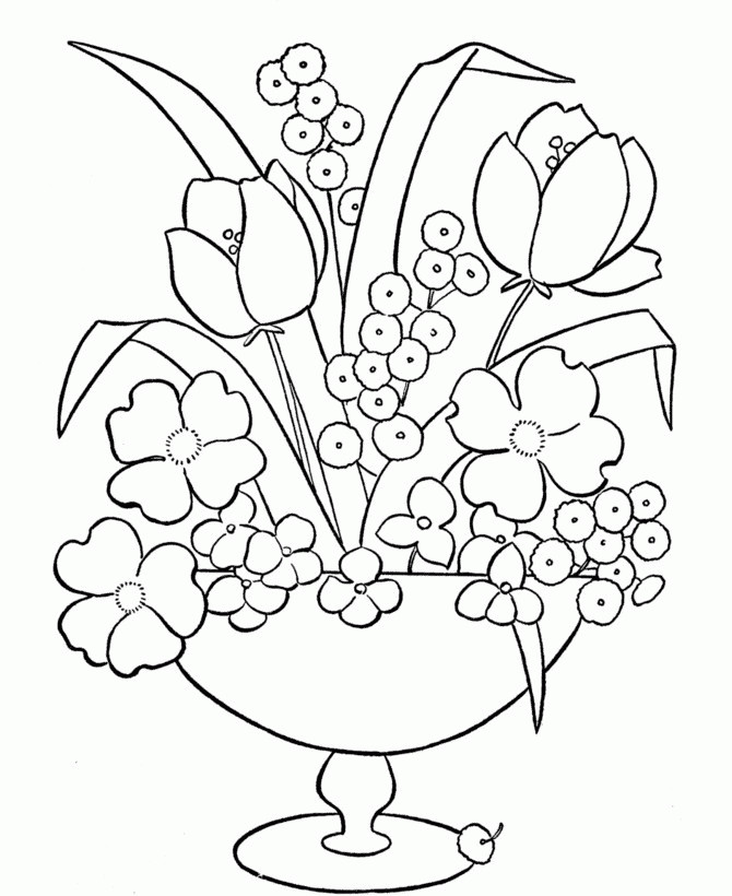 Coloring Pages For Girls Flowers
 Flower Coloring Pages For Girls 10 And Up Coloring Home