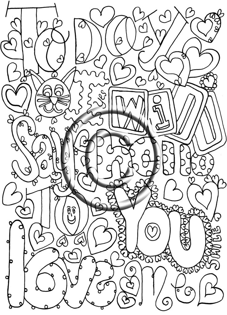 Coloring Pages For Girls Hard
 51 best images about Zentangle coloring pages on Pinterest