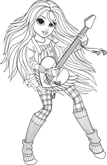 Coloring Pages For Girls Images
 Moxie Girlz para colorear pintar e imprimir