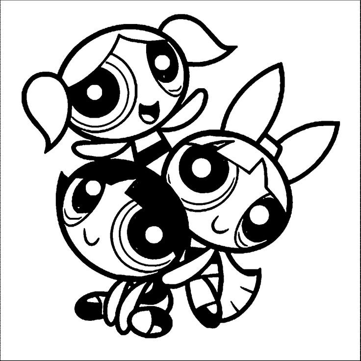 Coloring Pages For Girls Images
 Powerpuff Girls Coloring Pages