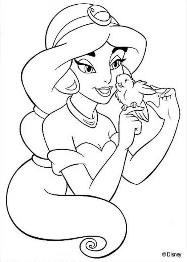 Coloring Pages For Girls Images
 Aladin FREE Disney coloring pages Free Printable Coloring