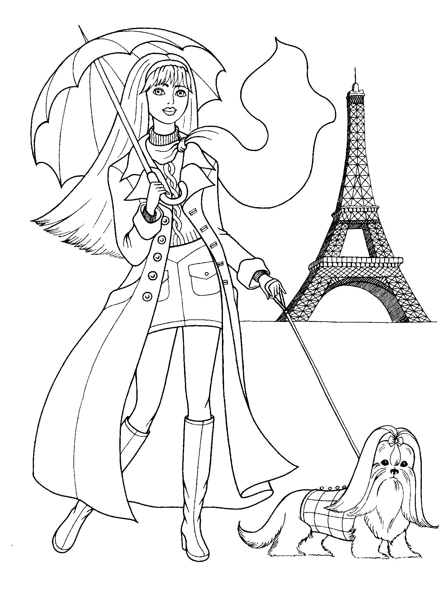 Coloring Pages For Girls Images
 Pin en Colorings