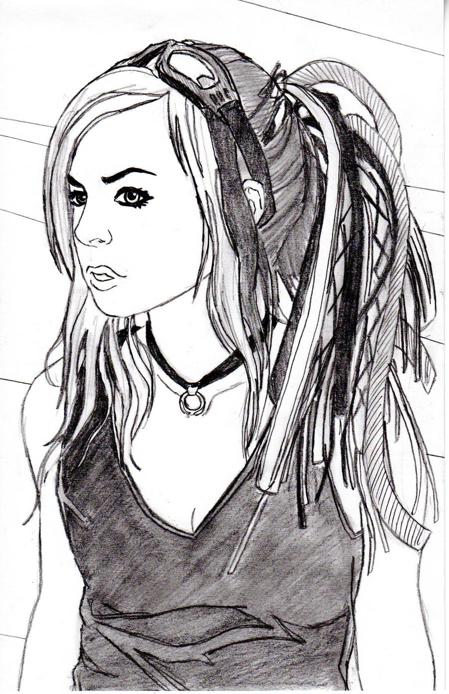 Coloring Pages For Girls People
 people faces 1 by e With No Color on DeviantArt