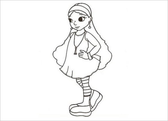 Coloring Pages For Girls Teens
 20 Teenagers Coloring Pages PDF PNG