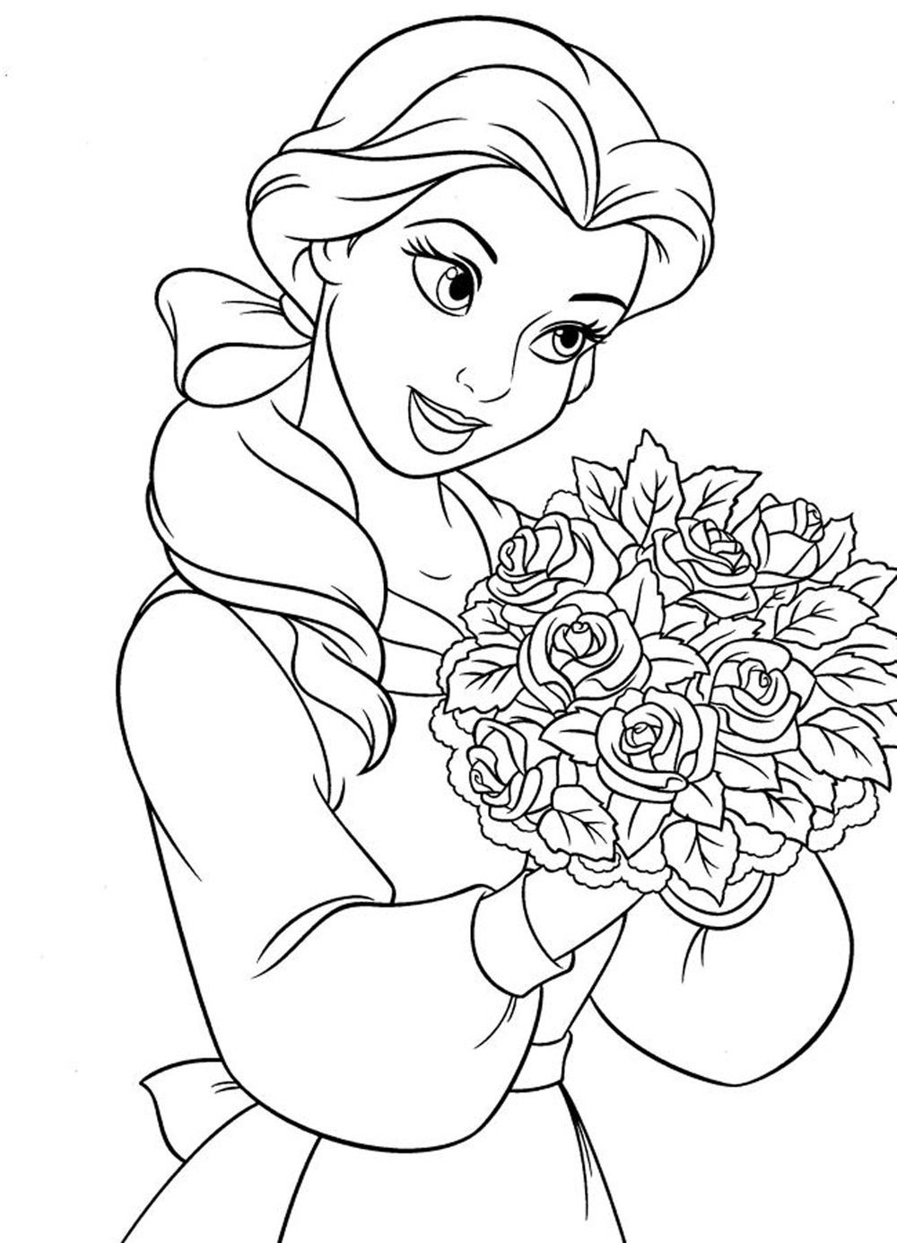 Coloring Pages For Girls To Print
 princess coloring pages for girls Free