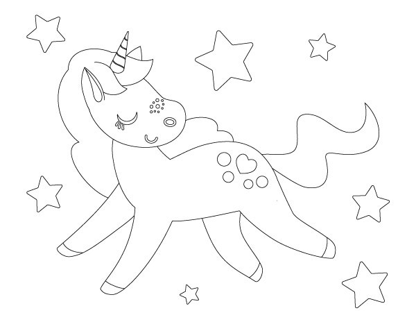 Coloring Pages For Girls Unicorn
 5 Printable Unicorn Coloring Pages Every Little Girl Wants