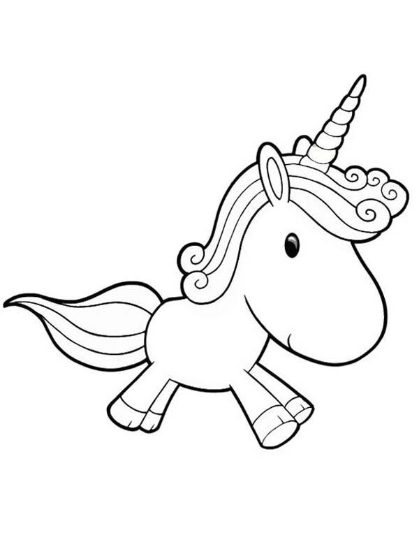 Coloring Pages For Girls Unicorn
 Unicorn A Lovely Unicorn Toy Doll for Girl Coloring