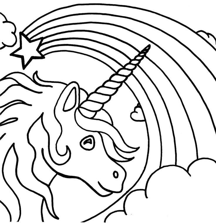 Coloring Pages For Girls Unicorn
 Coloring Pages kids coloring page Free Printable Unicorn