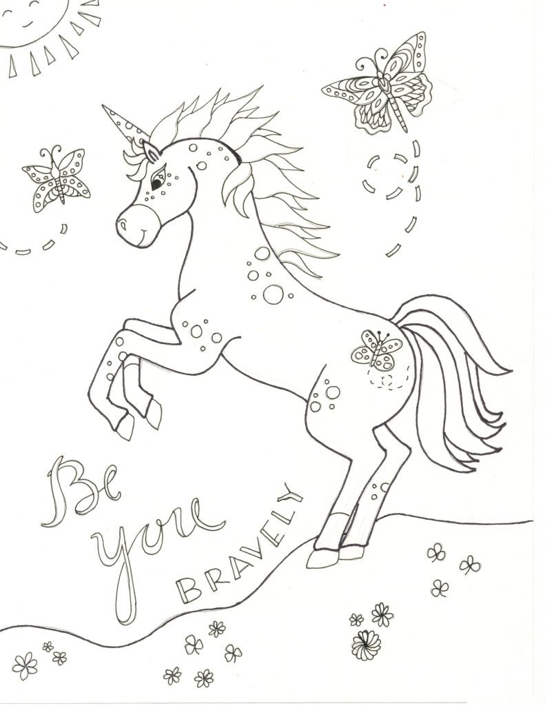 Coloring Pages For Girls Unicorn
 Unicorn Coloring Pages
