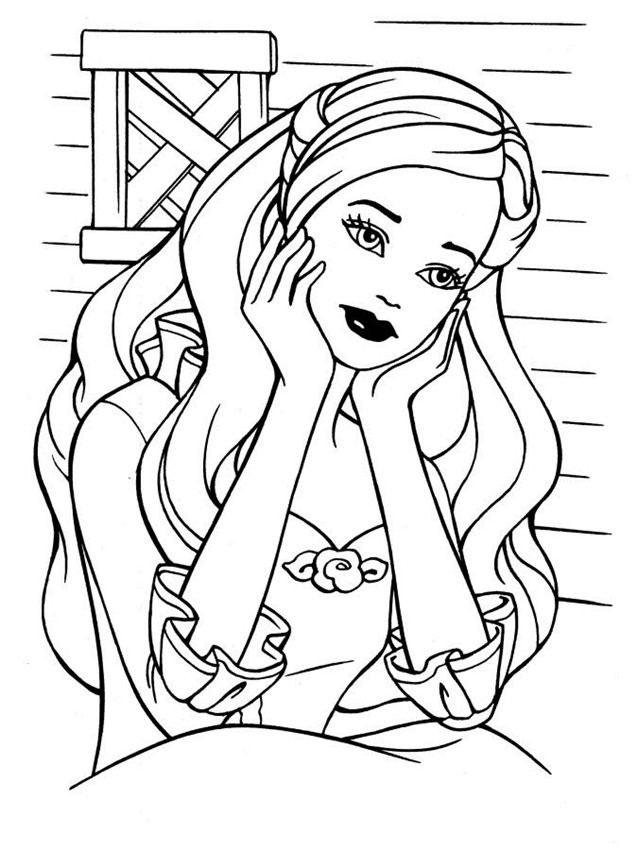 Coloring Pages For Kids Barbie
 Printable Barbie Coloring Pages Coloring Pages Castles