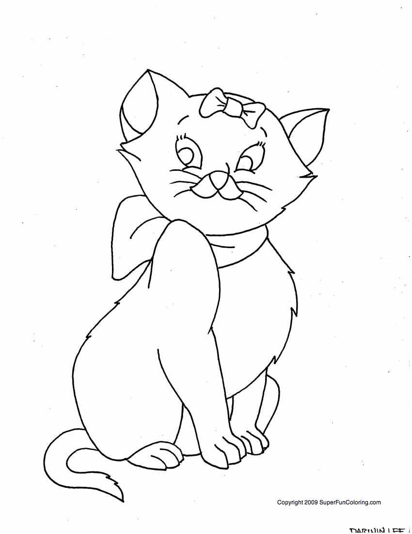 Coloring Pages For Kids Cat
 Free Printable Coloring Pages For Kids Cat