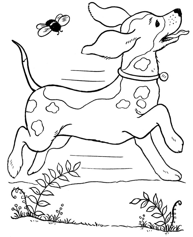 Coloring Pages For Kids Dogs
 Free Printable Dog Coloring Pages For Kids