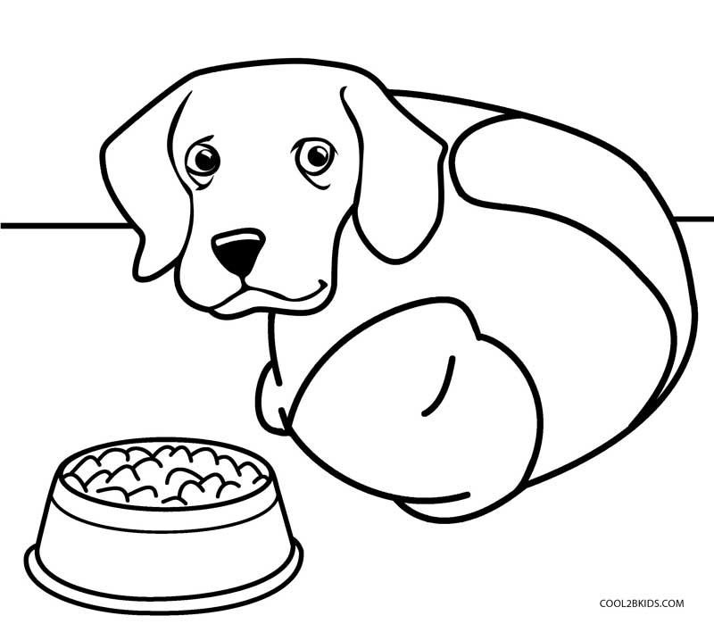 Coloring Pages For Kids Dogs
 Printable Dog Coloring Pages For Kids