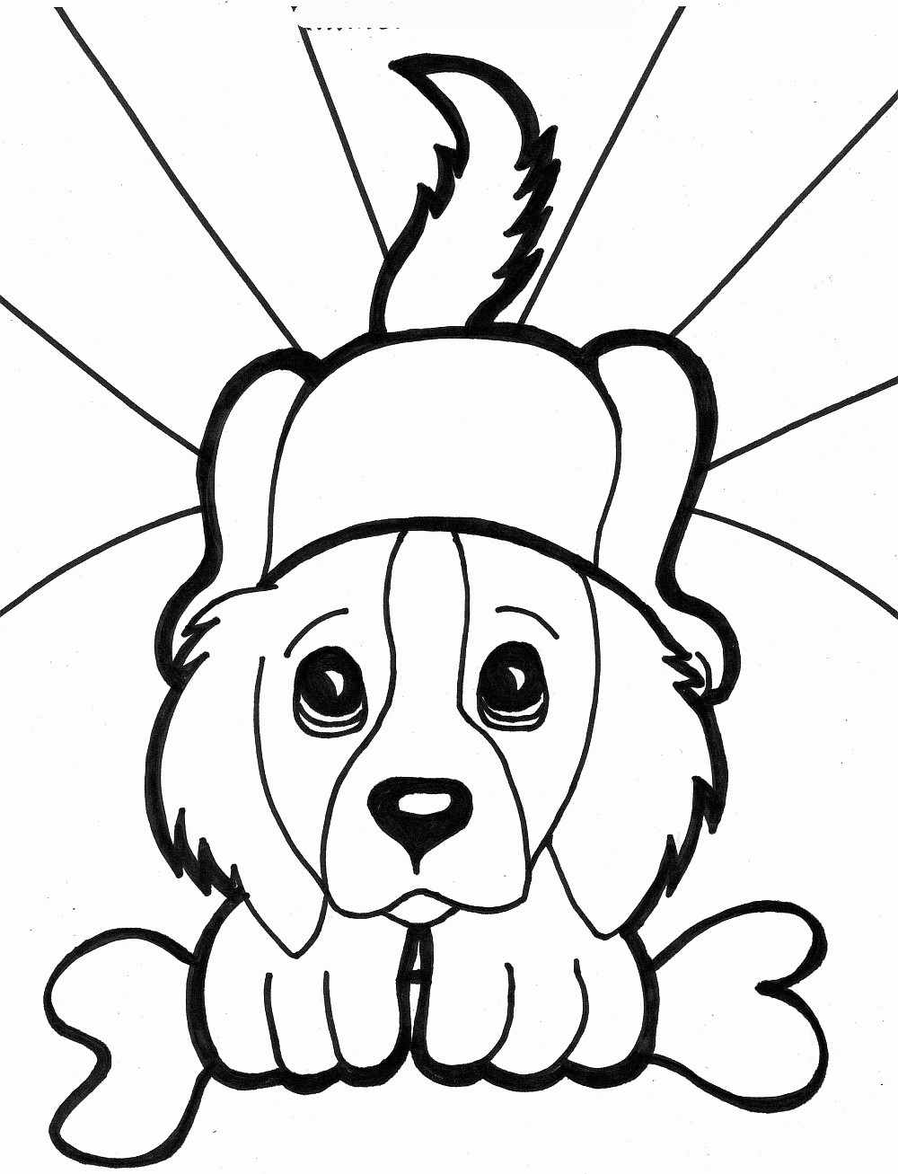 Coloring Pages For Kids Dogs
 Printable Dogs Coloring Pages To Kids