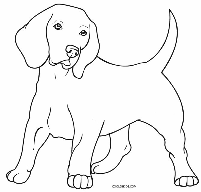 Coloring Pages For Kids Dogs
 Printable Dog Coloring Pages For Kids
