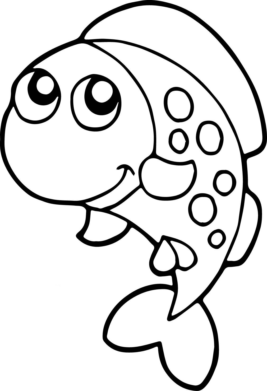 Coloring Pages For Kids Fish
 Fish Coloring Pages For Kids Preschool and Kindergarten