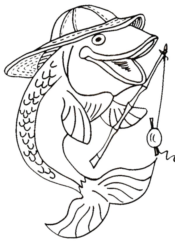 Coloring Pages For Kids Fish
 Kids n fun