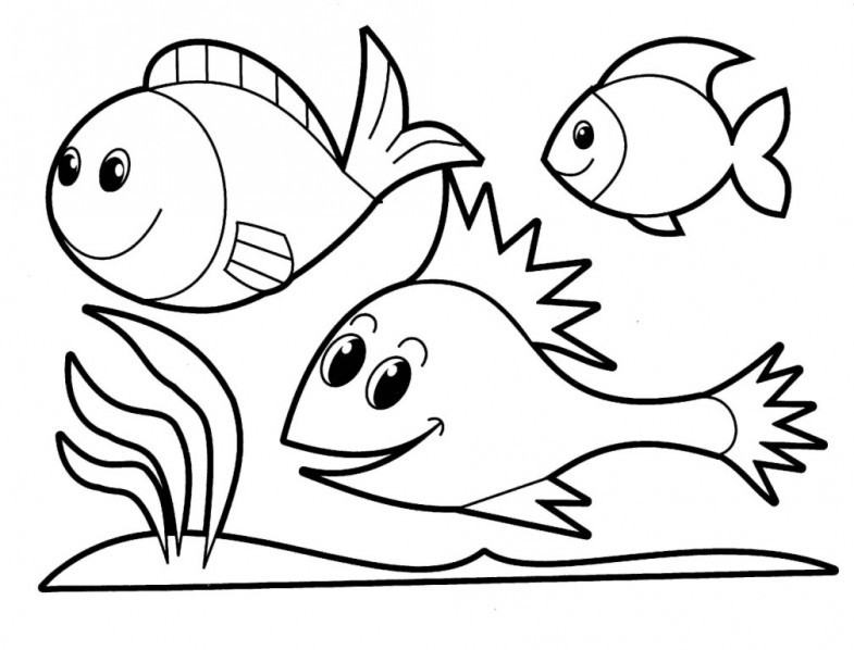 Coloring Pages For Kids Fish
 Education and Kids Fishes of Boneyard Creek