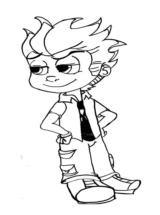 Coloring Pages For Kids For Free
 Kids Page Johnny Test Coloring Pages
