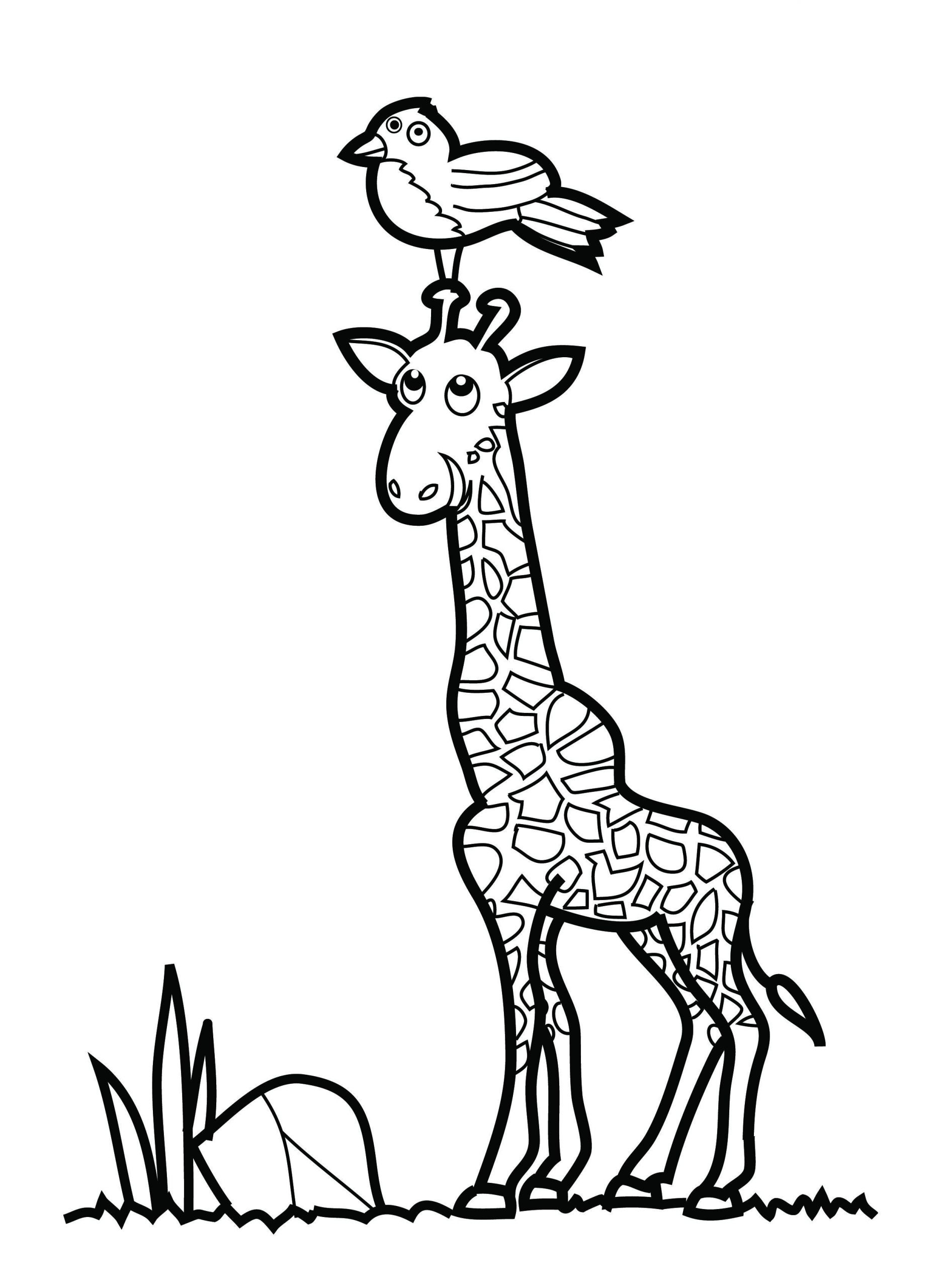 Coloring Pages For Kids For Free
 Malvorlagen fur kinder Ausmalbilder Giraffe kostenlos