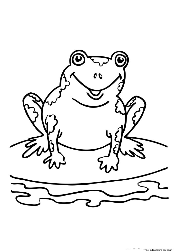 Coloring Pages For Kids For Free
 printable coloring sheets of frogs for kidsFree Printable