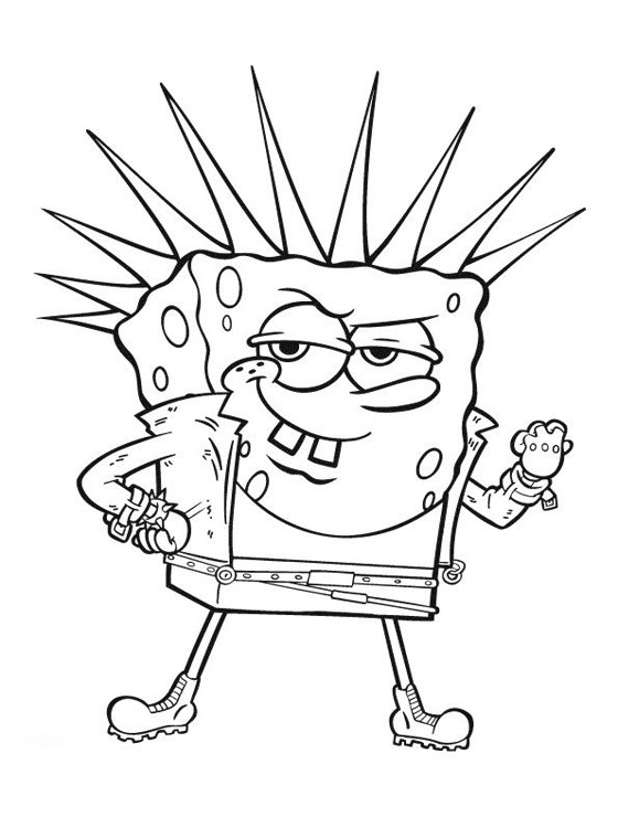 Coloring Pages For Kids Free
 Kids Page Spongebob Coloring Pages for Kids