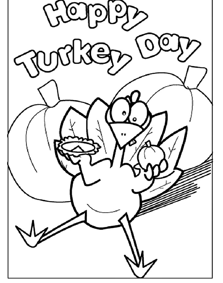 Coloring Pages For Kids
 Turkey coloring pages for kids
