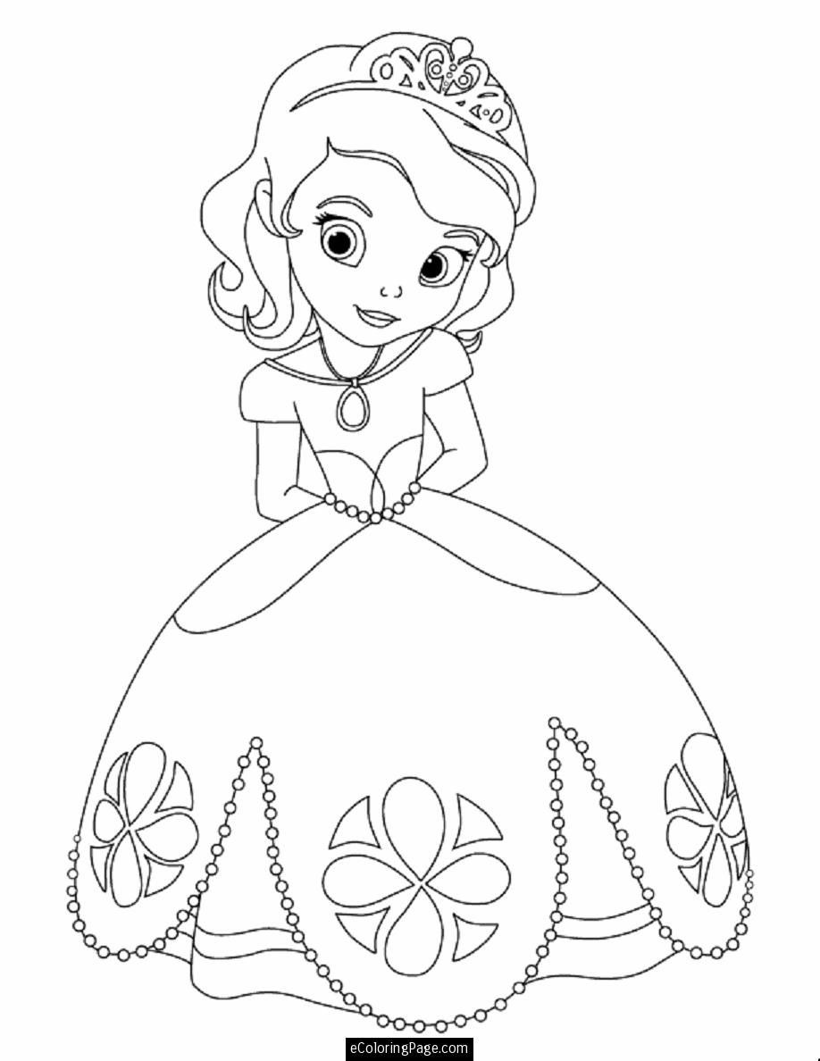 Coloring Pages For Kids Princesses
 Printable Disney Coloring Pages