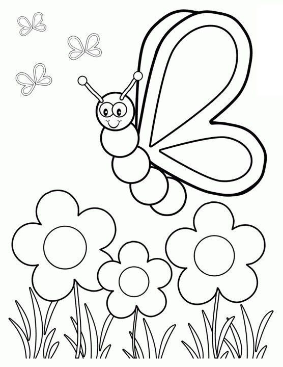 Coloring Pages For Kids Spring
 Top 35 Free Printable Spring Coloring Pages line