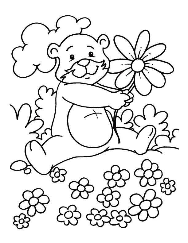 Coloring Pages For Kids Spring
 Lovely spring season coloring pages
