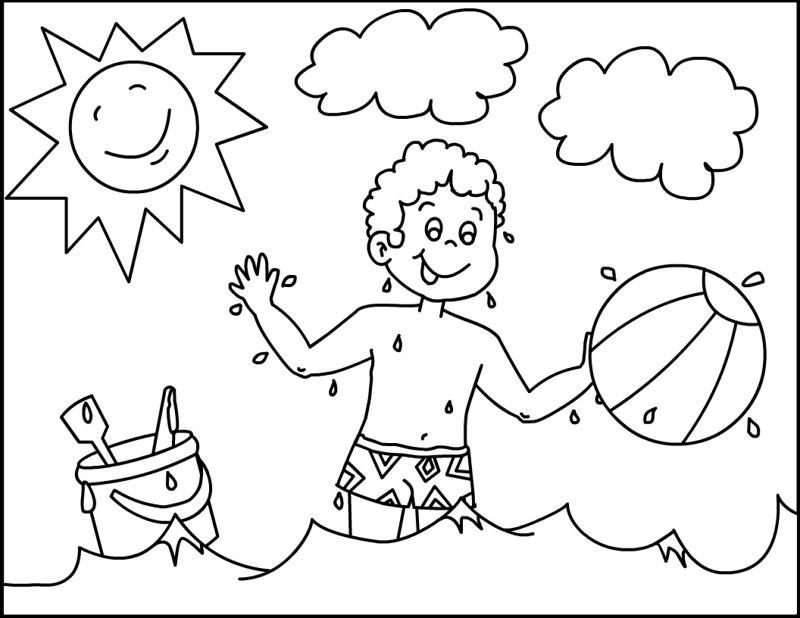 Coloring Pages For Kids Summer
 julio 2011 Portal de Manualidades