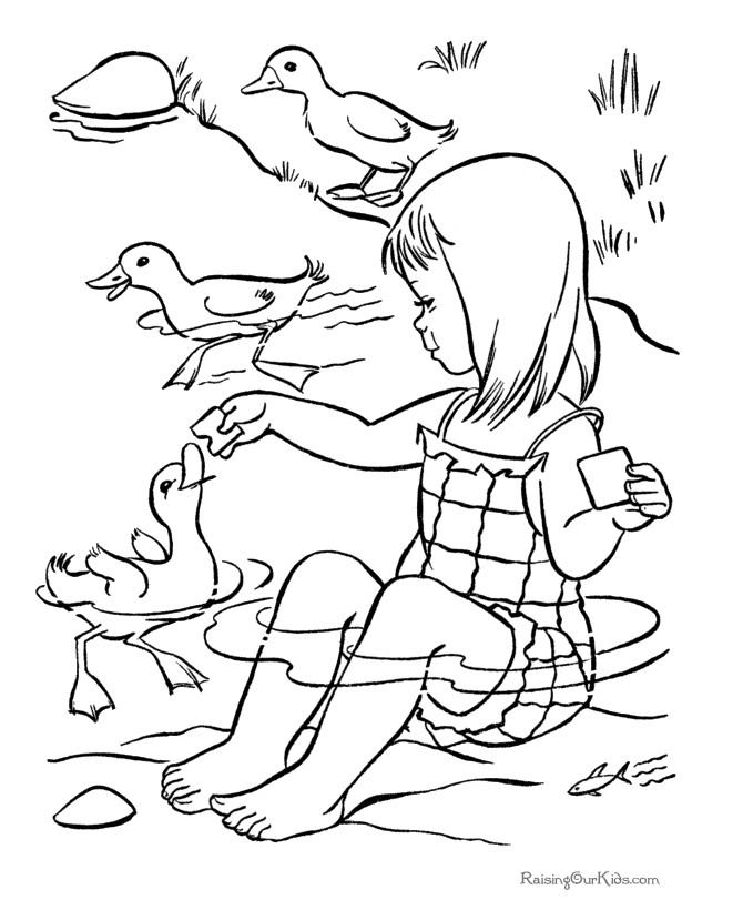 Coloring Pages For Kids Summer
 Summer Coloring Pages part II