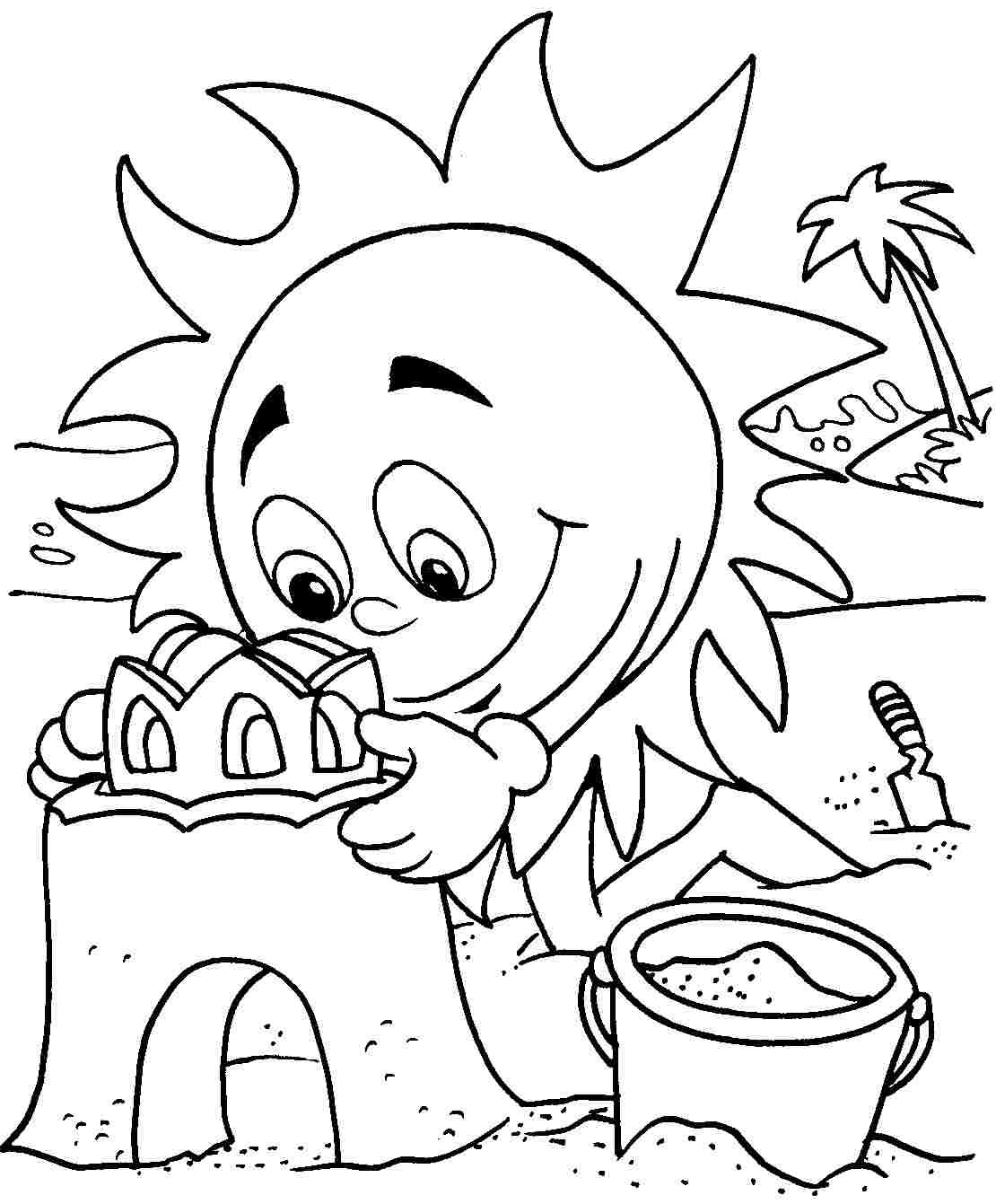 Coloring Pages For Kids Summer
 Summer Drawing For Kids at GetDrawings