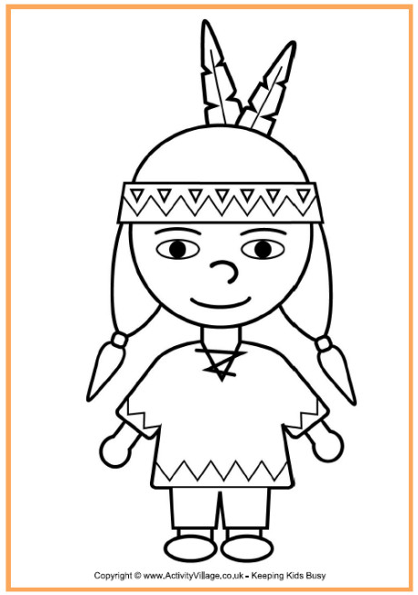 Coloring Pages For Kindergarten Boys
 A Missive from Coriander Bats Native American Coloring pages
