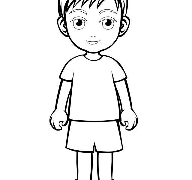 Coloring Pages For Little Boys
 Little Boy Cartoon Drawing at GetDrawings