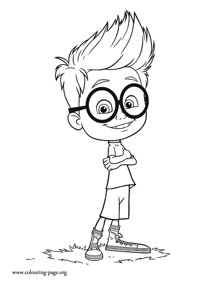 Coloring Pages For Little Boys
 Mr Peabody & Sherman Sherman the smart little boy
