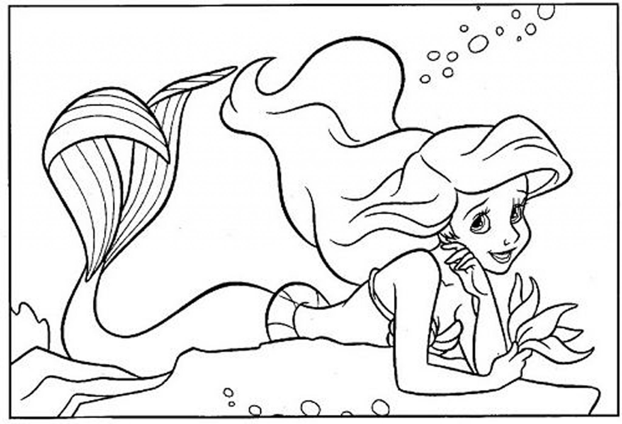Coloring Pages For Little Girls
 little mermaid coloring pages for girls 10 and up