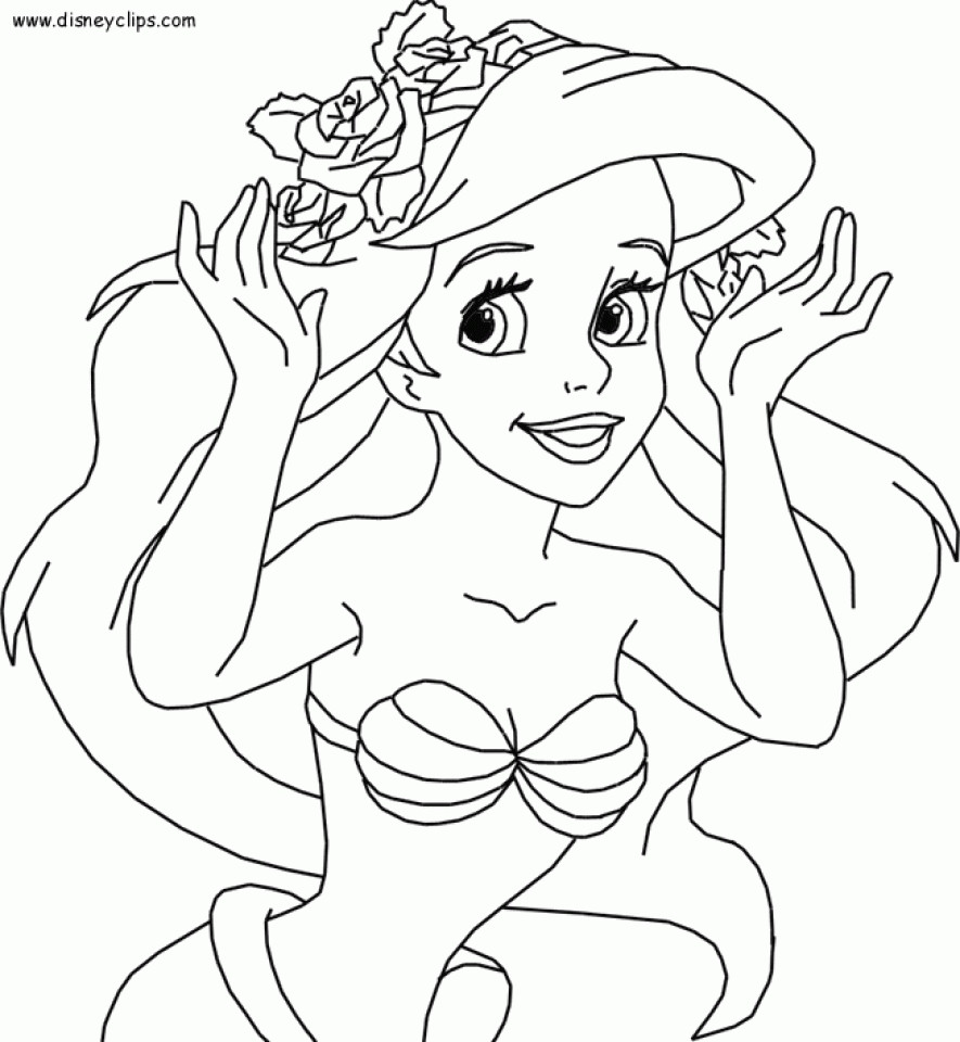 Coloring Pages For Little Girls
 Get This Little Mermaid Coloring Pages for Girls